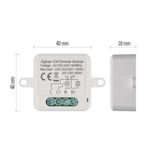 Modulo Interruttore Dimmer 1 Canale... Modulo Interruttore Dimmer 1 Canale...