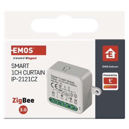 Modulo Motore Tende 1 Canale Gosmart IP-2121CZ ZigBee | Emos H5109