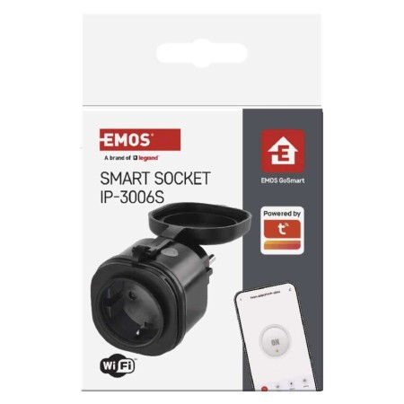 Presa Intelligente IP44 - Controllo Smart IP-3006S per Giardino e Patio | EMOS P5532
