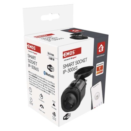 Presa Intelligente IP44 - Controllo Smart IP-3006S per Giardino e Patio | EMOS P5532