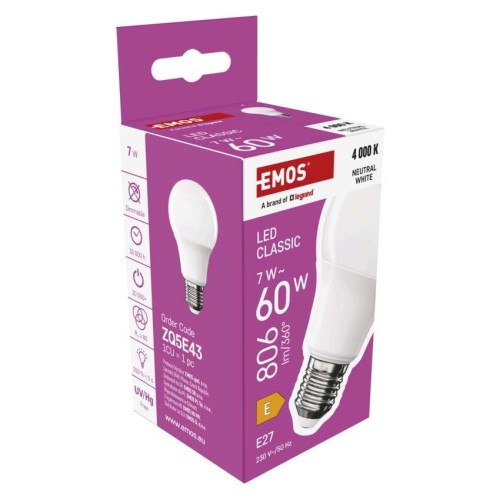 Lampadina LED Goccia E27 7W (60W)... Lampadina LED Goccia E27 7W (60W)...