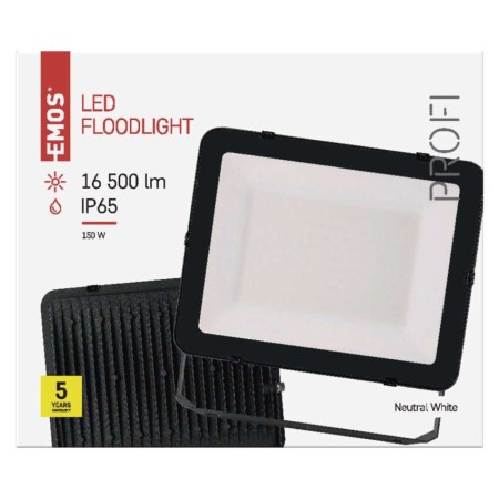 Faro LED INOVO 150W 16.500 lumen 4000K Colore Antracite | EMOS ZS26622