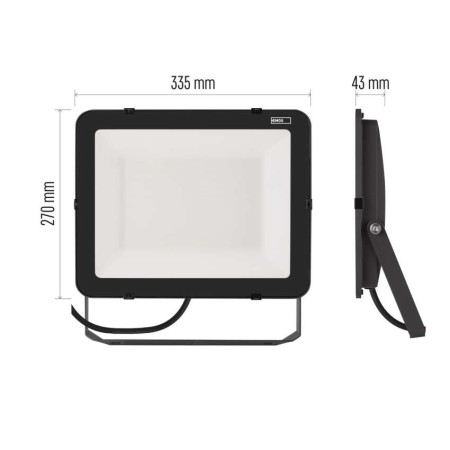 Faro LED INOVO 150W 16.500 lumen 4000K Colore Antracite | EMOS ZS26622