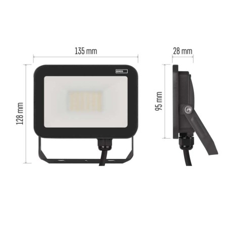 aro LED INOVO 20W 2200 lumen 4000K Colore Antracite | EMOS ZS2622