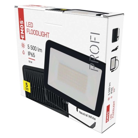 Faro LED INOVO 50W 5500 lumen 4000K Colore Antracite | EMOS ZS2642