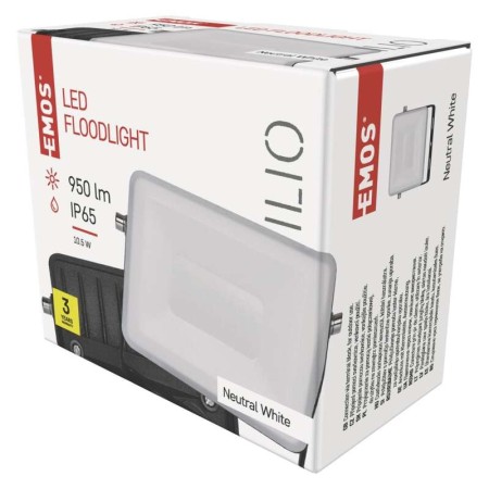 Faretto LED ILIO 10.5W 950 lumen 4000K Nero | EMOS ZS2510