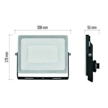 Faretto LED ILIO 51W 4600 lumen 4000K Nero | EMOS ZS2540