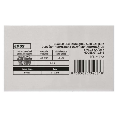 Batteria al piombo ricaricabile 6V... Batteria al piombo ricaricabile 6V...