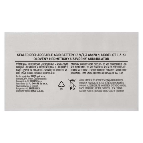 Batteria al piombo ricaricabile 6V... Batteria al piombo ricaricabile 6V...