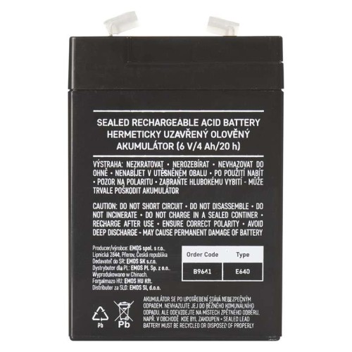 Batteria Piombo 6V 4Ah Ricaricabile... Batteria Piombo 6V 4Ah Ricaricabile...