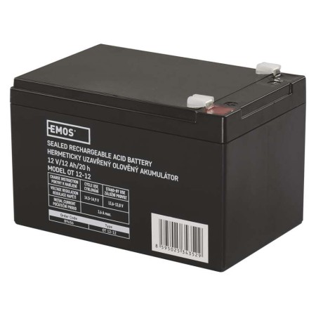 Batteria al Piombo Ricaricabile 12V 12AH Attacco Faston 6.3 Batteria al Piombo Ricaricabile 12V 12AH Attacco Faston 6.3