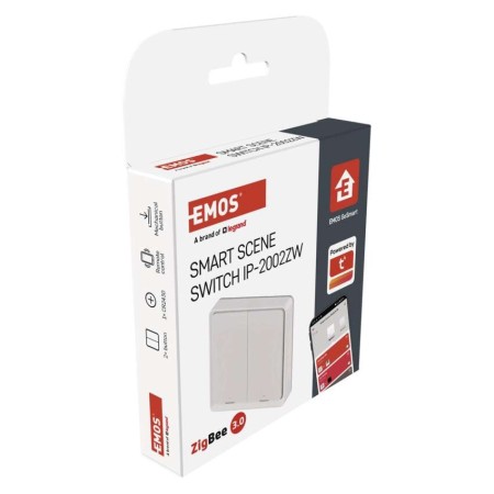 Controller Scena 2 Pulsanti ZigBee Bianco | Controllo Smart Casa | Emos H5012