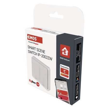 Controller Scena 2 Pulsanti ZigBee Bianco | Controllo Smart Casa | Emos H5012