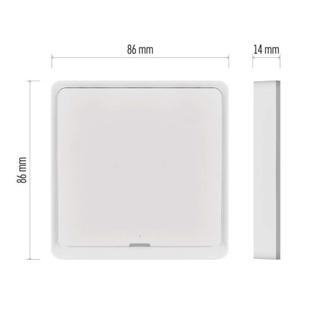 Controller Scena 1 Pulsante ZigBee Bianco | Controllo Smart Casa | Emos H5011