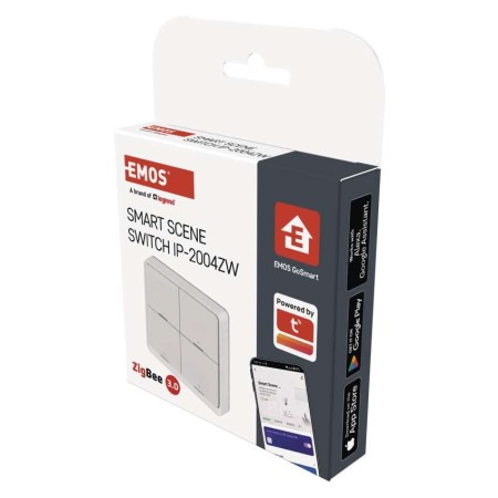 Controller Scena 4 Pulsanti ZigBee Bianco | Controllo Smart Casa | Emos H5013