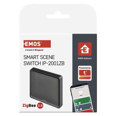 Controller Scena 1 Pulsante ZigBee Antracite | Controllo Smart Casa | Emos H5014