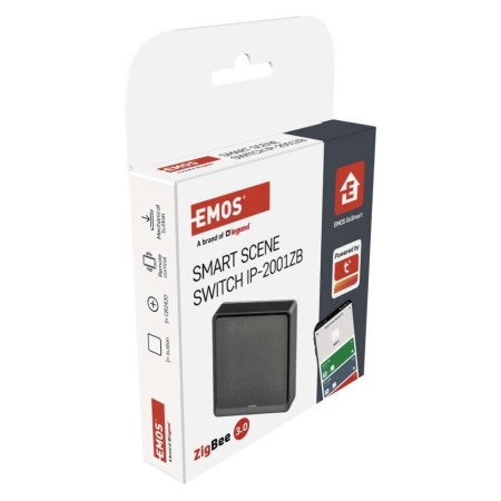 Controller Scena 1 Pulsante ZigBee Antracite | Controllo Smart Casa | Emos H5014
