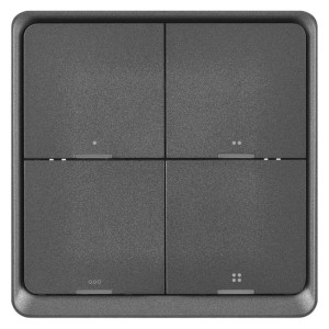 Controller Scena 4 Pulsanti Antracite ZigBee Gosmart IP-2004ZB Emos H5016 - Controllo Scene Smart 2