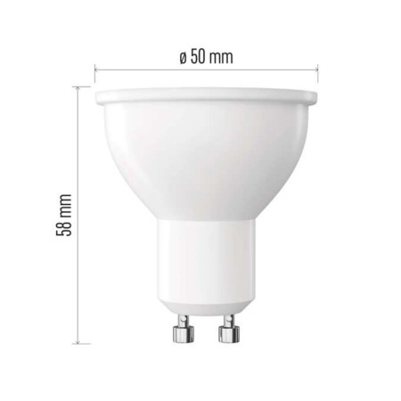 Lampadina LED GU10 7W (60W) Dimmerabile: Luce Calda 3000k | EMOS ZQ8155D