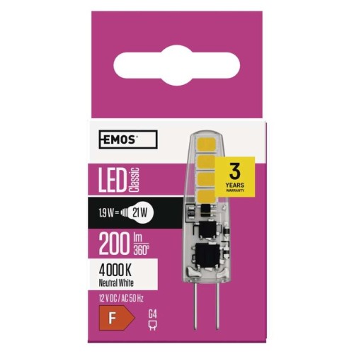 Lampadina LED Bispina G4 1.9W (20w)... Lampadina LED Bispina G4 1.9W (20w)...