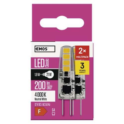 Set 2 Lampadine LED G4 1.9W (20W)... Set 2 Lampadine LED G4 1.9W (20W)...