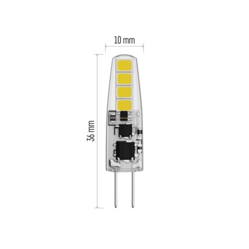 Set 2 Lampadine LED G4 1.9W (20W)...