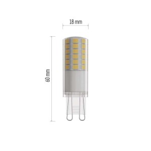 Lampadina LED Dimmerabile G9 4.2W (40W) 3000K - Garanzia 3 anni EMOS ZQ9125D 2