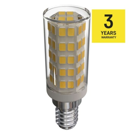 Lampadina LED E14 Tubolare 4.5W 3000K - Sostituisce 40W: Efficienza e Stile | Emos ZQ9140