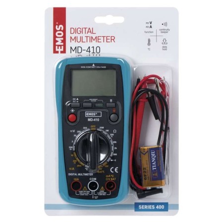 Tester Multimetro MD-410: Strumento Professionale per Elettronica e Manutenzione | EMOS M3691