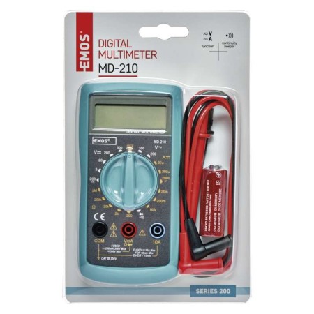 Tester multimetro MD-210: Strumento Affidabile per Elettronica e Manutenzione | EMOS M0391