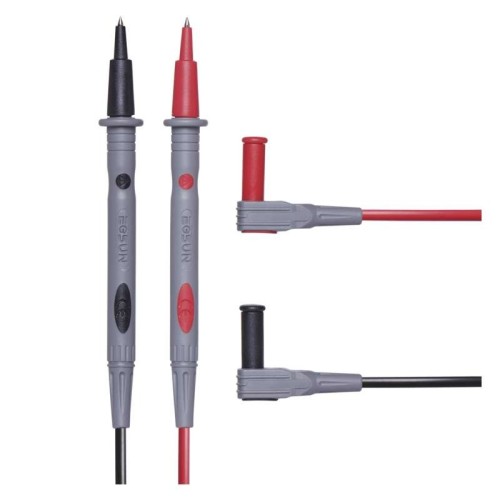 CAVI ISOLATI PER TESTER ROSSO NERO...