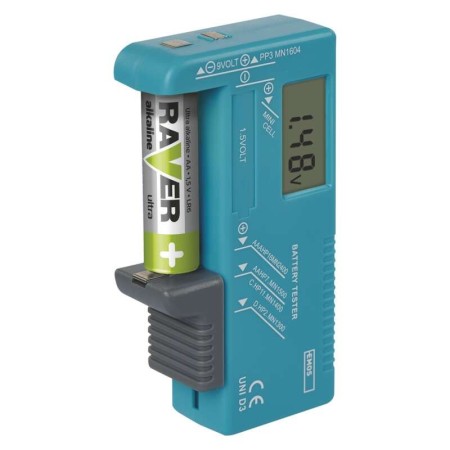 TESTER PROVA BATTERIE LCD EMOS N0322