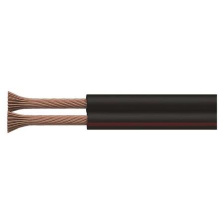 Cavo per altoparlanti rosso/nero 2x1 in CCA 100MT Emos S8283