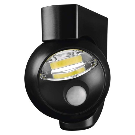 Luce Notturna LED COB Nera con Sensore di Movimento PIR - EMOS P3312 Luce Notturna LED COB Nera con Sensore di Movimento PIR - EMOS P3312