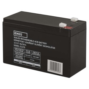 Batteria al Piombo 12V 7Ah EMOS B9691 con Faston 4.7mm per UPS e allarmi