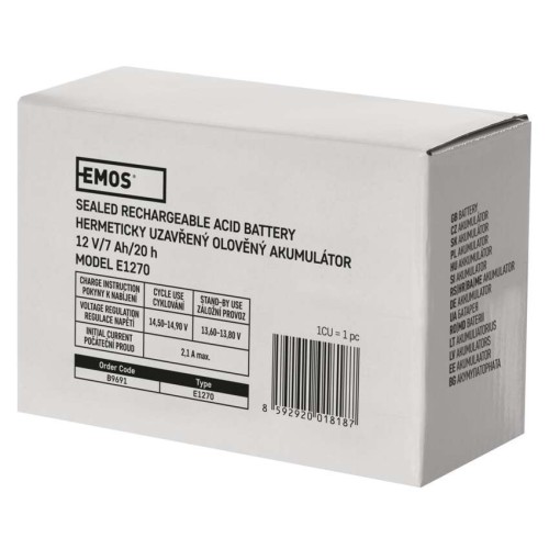 Batteria Piombo 12V 7Ah Ricaricabile...