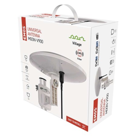 Antenna Universale VILLAGE MOON V900 - Ricezione DVB-T2, DAB | Emos J0803