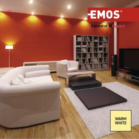 Faretto LED GU10 3W 3000K (35W) 345lm Luce Calda 3 Anni Garanzia | EMOS ZQ8E12