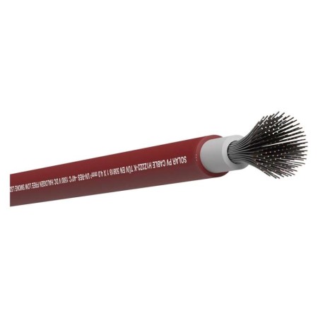 Cavo Unipolare 4mm Rosso per Pannelli Solari H1Z2Z2-K | EMOS S9402