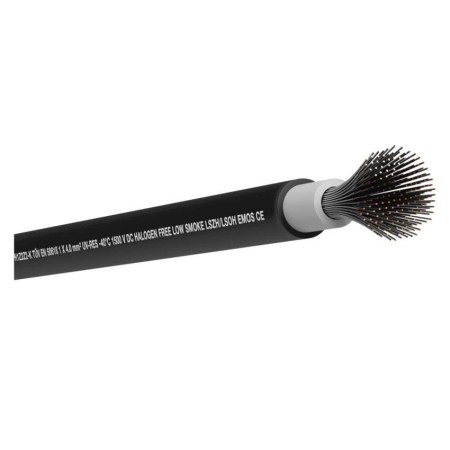 Cavo Unipolare 4mm Nero per Pannelli Solari H1Z2Z2-K | EMOS S9401