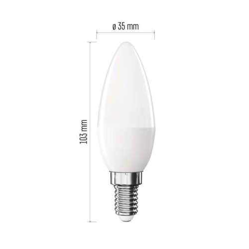 Lampadina LED Oliva E14 6.5W (60W)... Lampadina LED Oliva E14 6.5W (60W)...