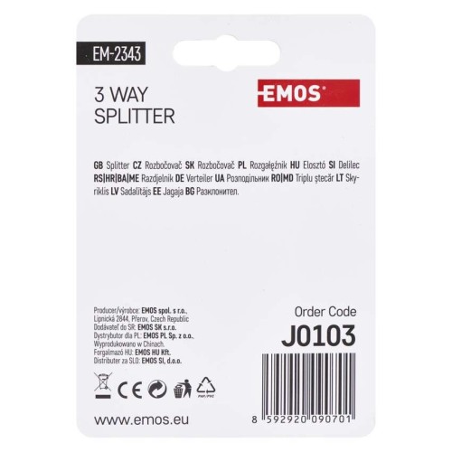 Splitter Antenna con 3 Uscite -...