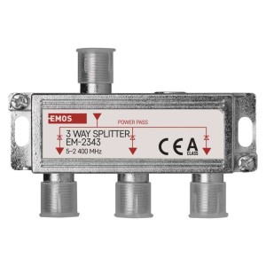 Splitter Antenna EMOS: Segnale TV chiaro e forte con 3 uscite. 2