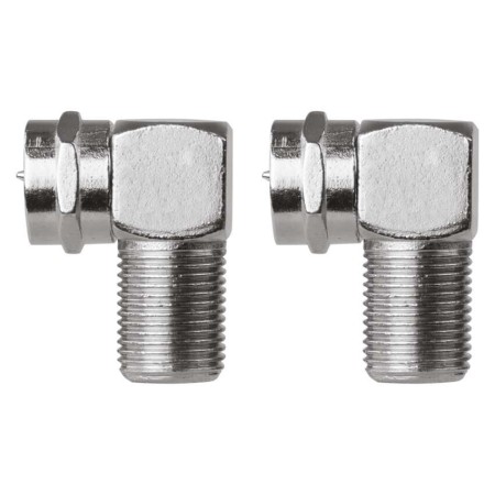 Adattatori a Squadro attacco F: Salvaspazio per TV/Decoder 2pz | EMOS R5639.2