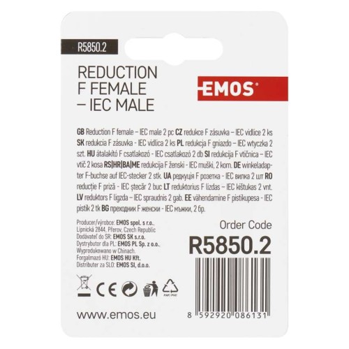Adattatore Satellitare F Femmina a... Adattatore Satellitare F Femmina a...