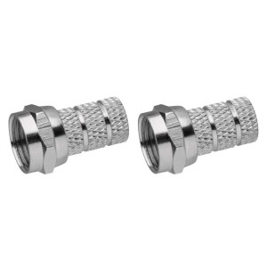 Connettore F per cavo coassiale 4.0/5.5mm Blister 2pz | EMOS K7321.2