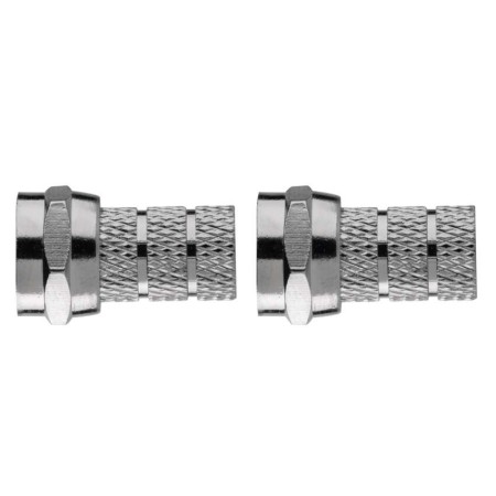 Connettore F per Cavo Coassiale 4.0/5.5mm Blister 2pz | EMOS K7321.2