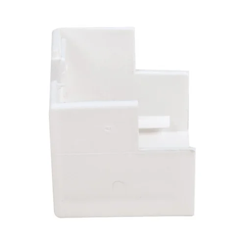 Angolo canalina elettrica 12x12mm esterno bianco raccordo spigolo pilastro ELMARK