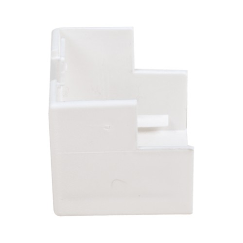 Angolo esterno per canalina bianco 80x40 mm, Elmark 56280401.