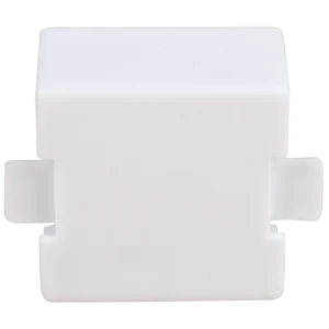 Giunto lineare canalina elettrica 12x12mm bianco giunzione dritta ELMARK